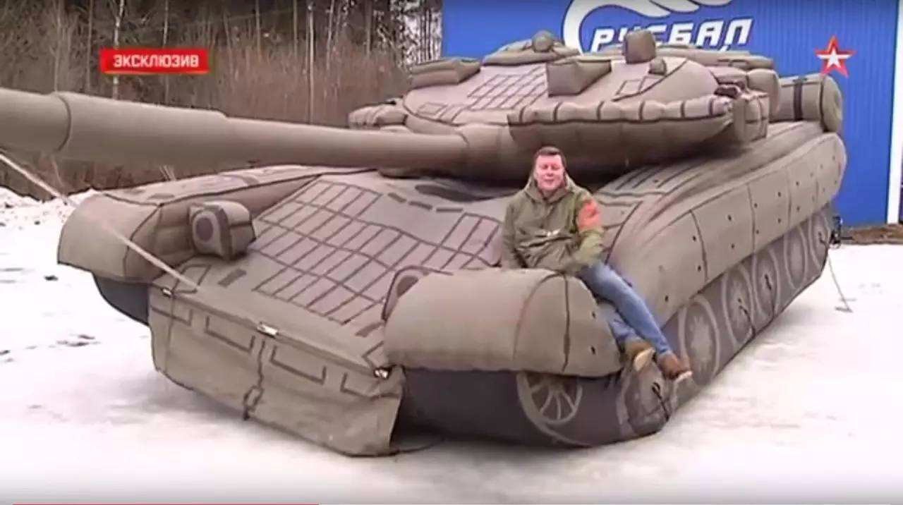 吴忠充气军事坦克